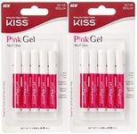 Kiss Pink Gel Nail Glue (IBGL04) (2 Pack)