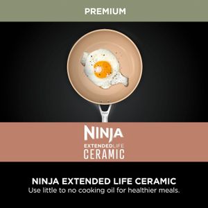 Ninja 5-Piece Ceramic Cookware Set – Non-Stick Pots and Pans