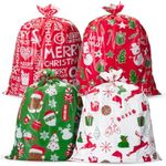 Mr. Pen- Extra Large Christmas Gift Bags, 4 Pack, 36”x44”, Large Christmas Gift Bag, Big Christmas Bags, Large Christmas Bags for Gifts Large, Christmas Sack, Jumbo Christmas Gift Bags, Giant Gift Bag