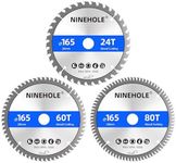 3 Pieces 165 mm Saw Blade Circular 