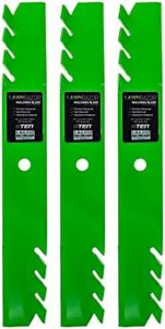 8TEN LawnRAZOR Blade Set for Toro Z Master Z500 Z400 52 Inch Deck 105-7796-03(Toothed Mulching) 3 Pack