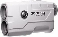 Gogogo Sport Vpro Golf Rangefinder 900 Yards Slope Laser Range Finder with Pinsensor & Flag-Lock, 6X Magnification, Pulse Tech (900 Yard with Slope Switch & Inside Magnet)