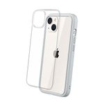 RHINOSHIELD Modular Case compatible with [iPhone 13] | Mod NX - Customizable Shock Absorbent Heavy Duty Protective Cover - Platinum Gray