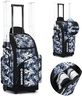 KAVIGOR Rolling Baseball Bag with Wheels for Youth, 60L Capacity Softball Equipment Bag Holds 4 Bats with Shoe Compartment for Boys & Girls