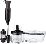 Bosch ErgoMixx MS6CB61V5G Hand Blender with Vacuum Attachment, 1000W - Black & Silver