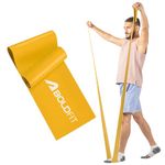 Boldfit Resistance Bands for Workout for Women Pilate Bands for Home Exercise Thera Band Toning Exercise for Gym Latex Band Theraband for Fitness, Stretching, Yoga for Men - Super Heavy 6.4Kg Gold