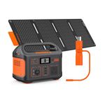 Jackery Explorer 500 Portable Power Station, 518Wh Battery, 500W AC Output, Solar Generator with 40Wmini Solar Panel & Cable