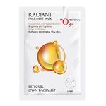 O3+ Facialist Radiant Face Sheet Mask for Oxygenates and tightens pores to reduce uneven skin tone (30g)