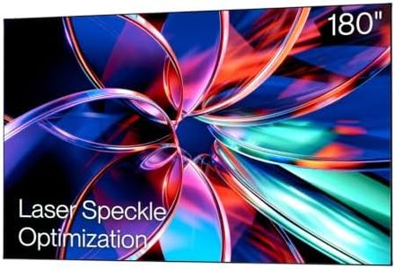 AWOL Valerion 180" PureVision Fixed Frame Projector Screen, Laser Speckle Reduction, PET Matte Screen, 4K/8K UHD Ready, True Color with 1.0 Gain, 170° Wide Viewing Angle, Long Throw & UST Compatible