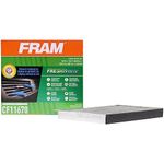 FRAM Fresh Breeze Cabin Air Filter CF11670 with Arm & Hammer Baking Soda, for Select Ford Vehicles, white, 1 Count (Pack of 1)