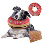 Inflatable Dog Collar | Great Alternative to a Dog Cone or a Dog Cone Collar | Our Super Comfy Dog Doughnuts Make Excellent Recovery Collars For Dogs | Suitable for Small Dogs (Pink)