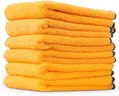 Chemical Guys Professional Grade Premium Microfiber Towels for Cars, Gold, 24" x 16", Ultra-Soft and Scratch-Free Car Detailing Cloths for Trucks, Motorcycles, and More - 6 Pack