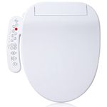 Bidet Toilet Seat Round - Toilet Seat Bidet with Dryer and Warm Water, Temperature Controlled Wash, Smart Touch Panel, Nightlight, Toilet Bidet Slow Close