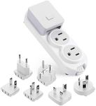 Ceptics Travel Power Strip W/ Adapt