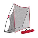 JARAGAR Large Golf Net, 10Ft x 7Ft Golf Practice Net Professional Golf Accessories with Carry Bag for Indoor and Outdoor Golf Hitting Training (Red)