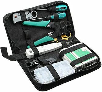 Analyzer Network Cable Tool Kit LAN Crimper Down Wire Stripper Cat5 6 RJ45 BAG