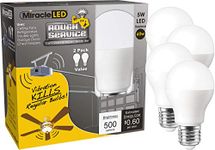 MiracleLED 604880 Can't Shake em Can't Break em Low Profile-Rough Service LED Bulb Replaces 50W Bulb (4 Pack), Cool White