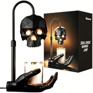 Giowcot Gothic Skull Candle Warmer Lamp with Timer & Dimmer for Home Decor