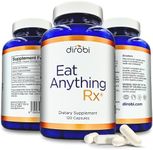 Dirobi Eat Anything Xylose Isomerase Fructose Malabsorption Enzymes, FODMAP Supplement, Digestive Enzymes for Better Lactose, Fat, Protein & Carbohydrate Digestion Gas & Bloating Relief 120 Capsules