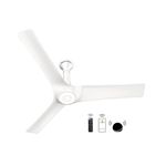 atomberg Aris Starlight 1200mm BLDC Ceiling Fan with Underlight, IoT & Remote Control | Smart Fan with Noiseless Operation (Marble White)