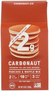 Carbonaut Low Carb Pancake & Waffle Mix, Original, Vegan, Keto Friendly, Non-GMO, 10 Ounce (Pack of 6)