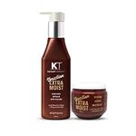 KEHAIRTHERAPY KT Professional Keratin Protein Brazilian Extra Moist Keratin Protein Shampoo 250ml & Conditioning Masque 250ml Repair & Moisturize Combo For Repair, Revitalize, Revive & Replenish Hair