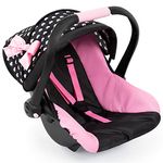 Bayer Design Design-67960AA 67960AA Car Seat for Dolls, Black, Pink, White, Colour, Large