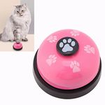 Pet Bell Dog Door Metal Bell Pet Potty Training Bells Pet Press Bell with Non-Skid Rubber Base Pet Call Bell for Dog Toilet Training Bell Interaction Bell()