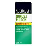 Robitussin Extra Strength Mucus & Phlegm Syrup, Alcohol Free, Cherry Flavour