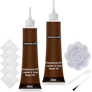 Advanced Leather Repair Gel, 2Pcs Upgrade Leather Repair Gel Professional DIY Leather and Vinyl Repair Kit Leather Repair Paint Gel, Leather Scratch Repair for Car
