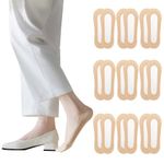 No Show Liner Socks Women Ultra Low-cut Thin Invisible Socks Non-Slip Footies for Flats High Heels Hidden Loafer