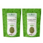 Neuherbs Raw & Unroasted Pumpkin Seeds | Immunity Booster & Fiber Rich Superfood | Rich Source of Omega 3 | Highly Nutritious Snack | Rich in Protein, Zinc & Magnesium 200 G (Pack of 2)