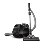 Miele Boost CX1 Cat & Dog - Bagless canister vacuum cleaner, lightweight, compact and corded with vortex technology, TurboBrush and HEPA AirClean filter, in Black/Rose