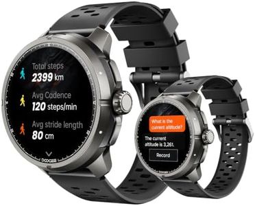 DOOGEEEco ANYMOVINGM1 PRO Smart Watch,Dual-Band GPS&GPX Offline Navigation