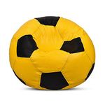 caddyFull XL Football Bean Bag Without Beans (Yellow and Black)