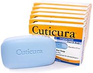 Cuticura Medicated Anti-Bacterial Bar Soap, Original Formula, 90ml bar (Pack of 6)