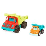B. Play – Dump Trucks – Toy Trucks – Big 20" Truck & Small Truck – Classic Toys for Toddlers, Kids – 18 Months + – Dump Truck Duo