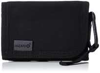 Hazard 4 Wafer Slim Tri-Fold Security Wallet, Black