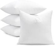 Puredown® 20x20 Feather Down Pillow Inserts, 4 Pack Throw Pillow Inserts for Couch, Chairs, Office, Apartments