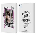 Head Case Designs Officially Licensed Friends TV Show Pivot Doodle Art Leather Book Wallet Case Cover Compatible With Apple iPad Air 2020/2022