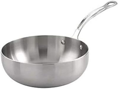 Samuel Groves CFP7451DRH 20cm Classic Copper Core Chefs Pan, Stainless Steel, Silver