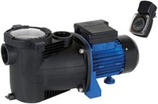 T.I.P. Swimming Pool Filter Pump, Circulation Pump SPP 400 FT with Timer, Maximum 10,000 l/h, Black/Blue