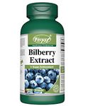 VORST Bilberry Supplement 8000mg Raw Equivalent (80mg 100:1 Extract) 90 Capsules | Eye Antioxidant, Circulation Enhancer & Inflammation Reducer | Non Gmo Wild European Blueberry | Powder Pills | 1 Bottle