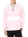 Charles River Apparel Men's Classic Striped Pullover, Pink/White, Small