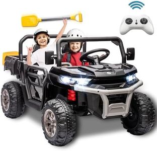 24V Kids UTV Remote Control Ride On Black