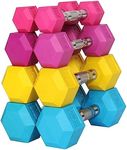 Fitvids Colored Rubber Encased Hex 