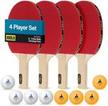 JOOLA Ping Pong Paddle Set with Bal