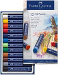 Faber-Castell Creative Studio Oil Pastel Crayons – 12 Vibrant Colors