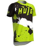 Men's MTB Jersey Short Sleeve,Downhill Jersey, Mens Bike Wear Cycling/Motocross Clothes Mountain Bike Shirt MTB BMX (style-06,4XL)