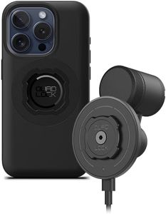 Quad Lock Vent Car Phone Holder Kit with MAG Wireless Charging Head V2 and MAG Phone Case for iPhone 15 Pro
